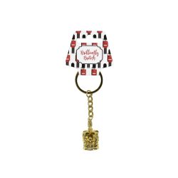 Gilt Crown Keyring