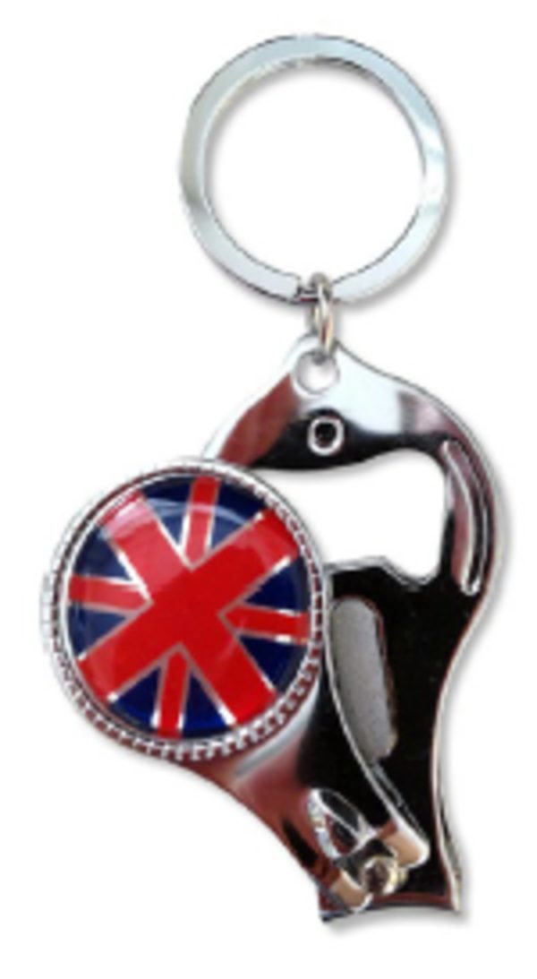 Nail Clipper Union Jack Keyring