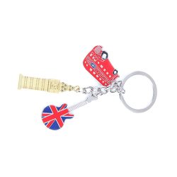 Bus, Big Ben, Guitar Keyring