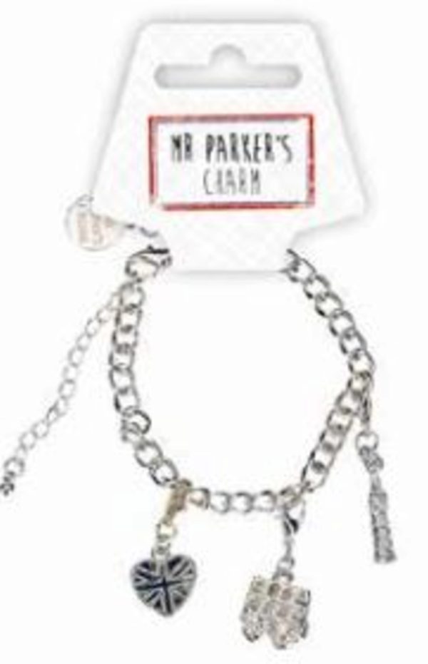 Mr Parker's Charm Bracelet - Big Ben/Bus/Heart