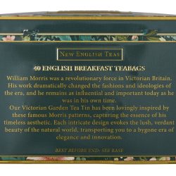 40 Teabag Tin – English Breakfast – Victorian Garden