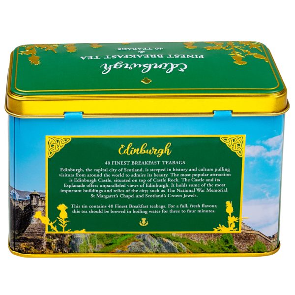 40 Teabag Tin - English Breakfast - Edinburgh - Image 2