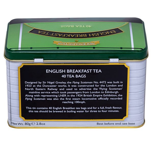 40 Teabag Tin - English Breakfast - Flying Scotsman - Image 2
