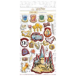 HARRY POTTER PUFFY 25pc REUSEABLE STICKERS