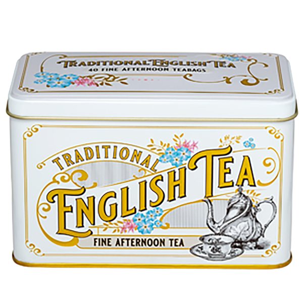 40 Teabag Tin - English Afternoon - Ivory