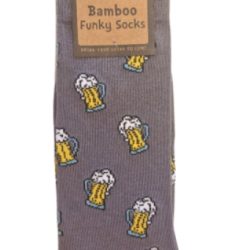 FUNKY BAMBOO SOCKS – BEER PARTY, SIZE 6-11