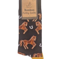 FUNKY BAMBOO SOCKS – COUNTRY HORSE, SIZE 4-7