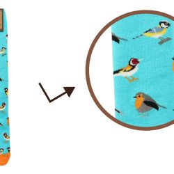 LADIES WELLY SOCK – GARDEN BIRDS