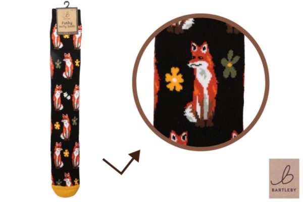 LADIES WELLY SOCKS - CUNNING FOX