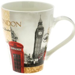 LONDON BLACK & RED SCENES MUG