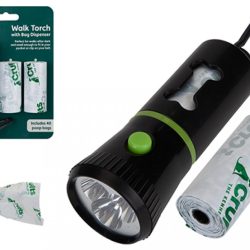 CRUFTS LED TORCH WITH POO BAGS