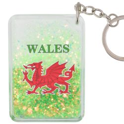 WALES DRAGON ACRYLIC KEYRING
