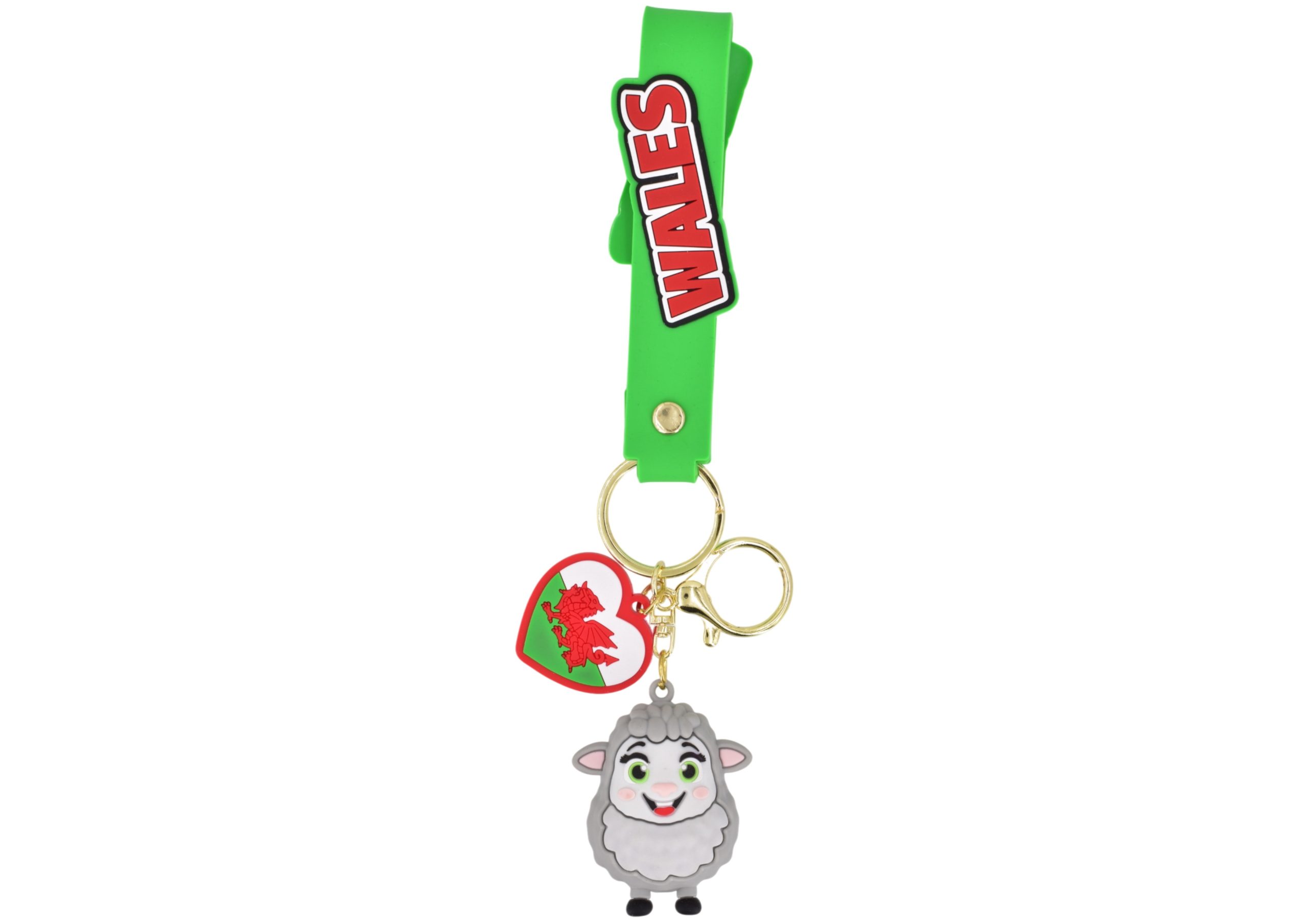 WALES SHEEP PVC KEYRING
