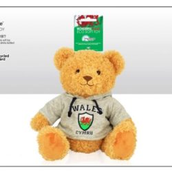 Wales Grey Hoodie Soft Toy Bear 20cm
