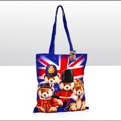 British Bears Cotton Tote Bag