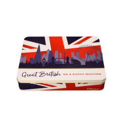 Great British Tea & Biscuit Selection Tin