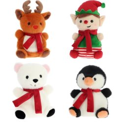 18cm Keeleco Christmas Friends 4 Asstd