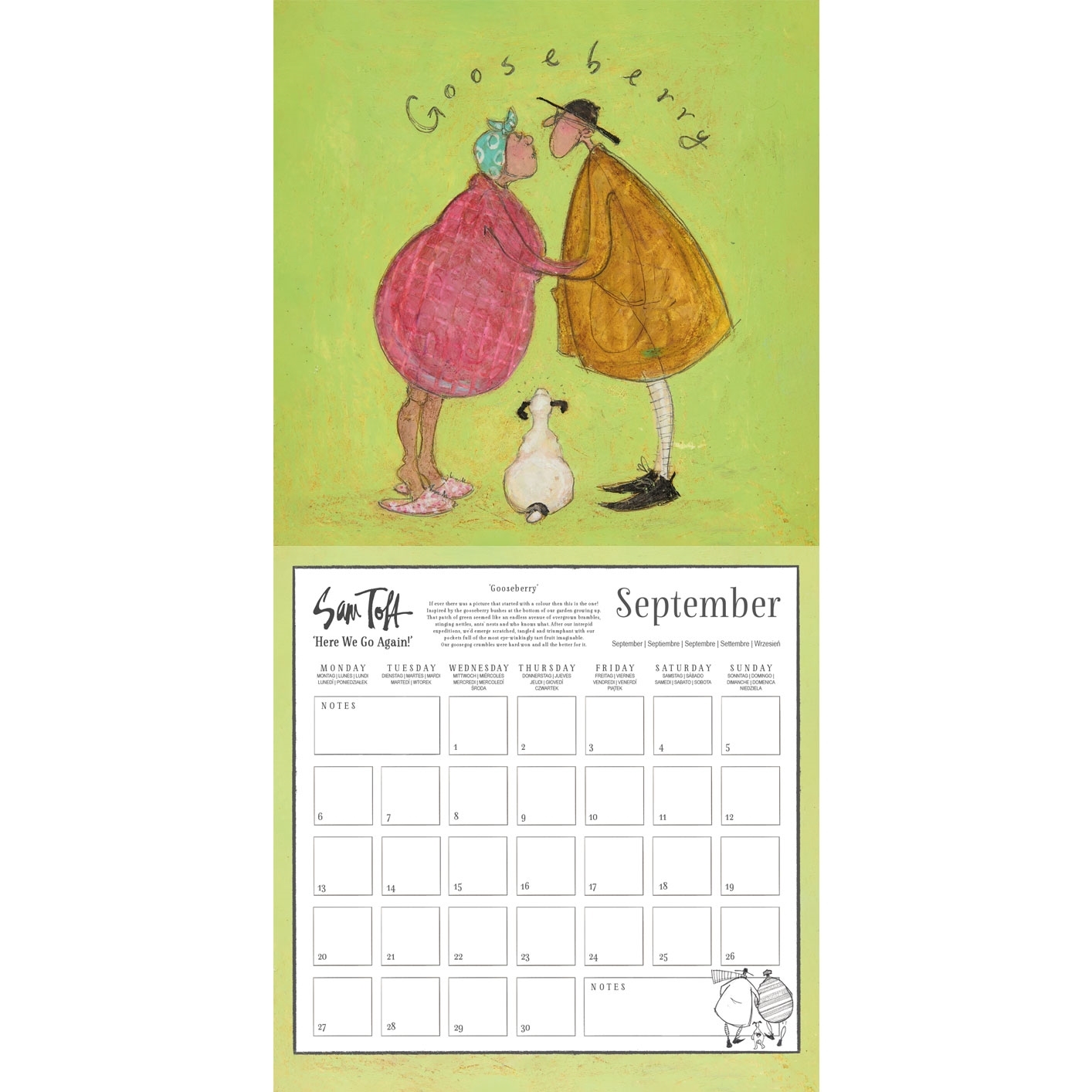 SAM TOFT 2027 30x30 SQUARE CALENDAR - Image 3