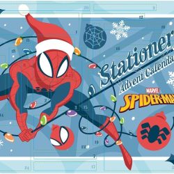 SPIDERMAN ADVENT CALENDAR STATIONERY SET