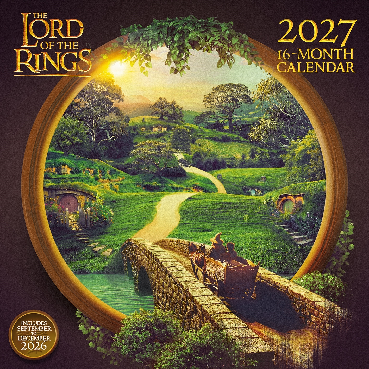 LORD OF THE RINGS 2027 30X30 SQUARE CALENDAR