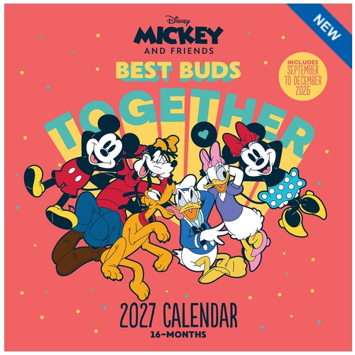MICKEY & FRIENDS 2027 30x30 SQUARE CALENDAR