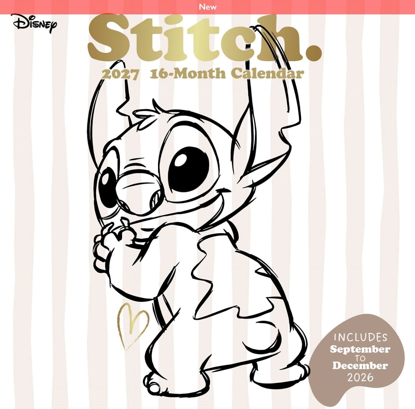 STITCH 2027 (Life is Better with Stitch) 30x30 SQUARE