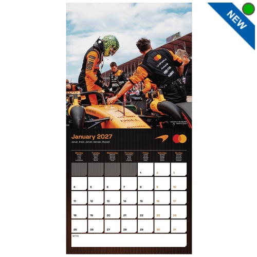 McLaren 2027 30x30 SQUARE CALENDAR - Image 3