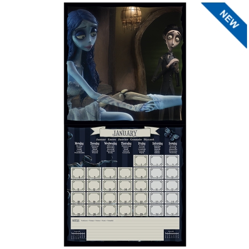 Corpse Bride 2027 Square Calendar, 30cm x 30cm - Image 3