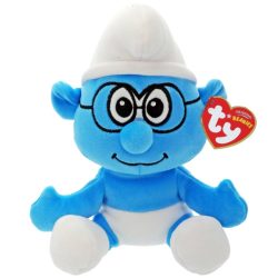 TY BEANIE SMURF – BRAINY 15cm