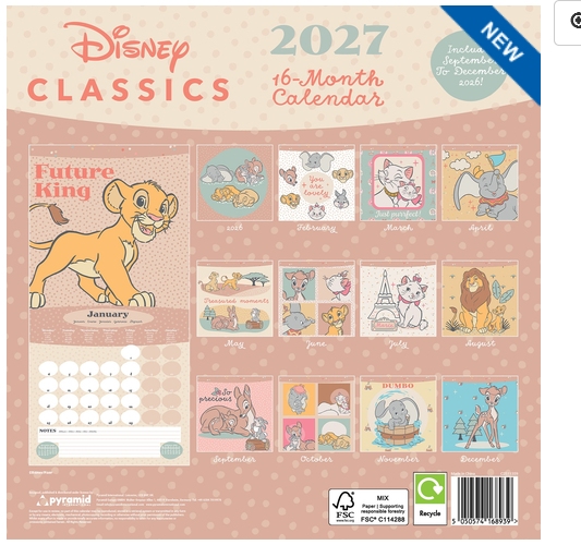 DISNEY CLASSICS (TREASURED MEMORIES) 2027 - Image 2