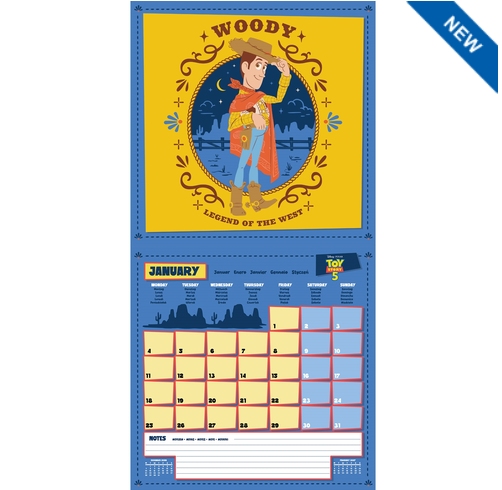 TOY STORY 5 2027 30x30 SQUARE CALENDAR - Image 3