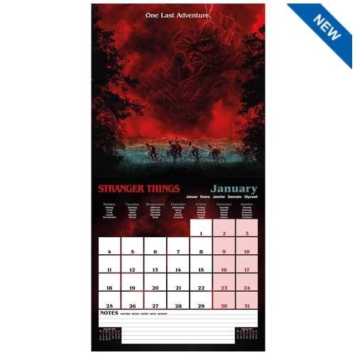STRANGER THINGS 2027 30x30 SQUARE CALENDAR - Image 3